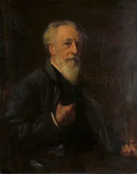 Retrato de J.A.B. Stroebel (1821-1905), pintor