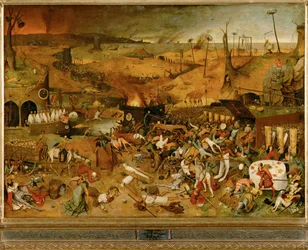 O triunfo da Morte (pintura sobre madeira)