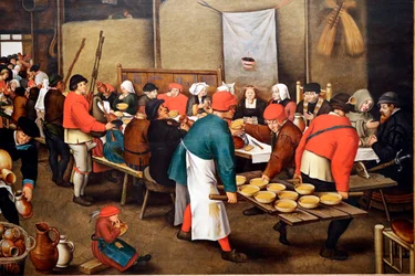 Museu de Évora. Brueghel, Pieter o Jovem (c.1564-1638). Festa de Casamento (ou Casamento de Camponeses)