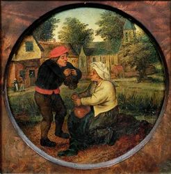 Provérbio não identificado (pintura sobre madeira)