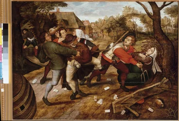 Camponeses lutando (Pintura