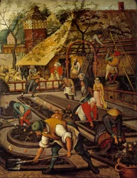 Pintura de Primavera de Pieter le Jeune dit Brueghel d