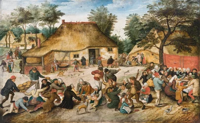 O casamento camponês, c. 1600
