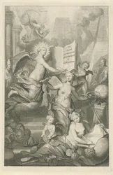 Fama, Eternidade e Escrita
Página de título para Louis Moréri, Le grand dictionaire historique, 1731