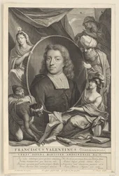 Retrato de Franciscus Valentinus
Franciscus Valentinus (título sobre o objecto)