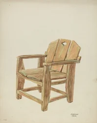 Cadeira, c.1938 (aguarela sobre cartão)