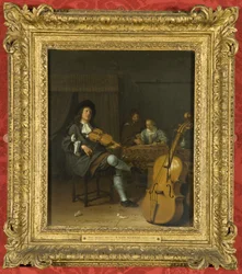 A Music Party, c.1675 (óleo no painel)