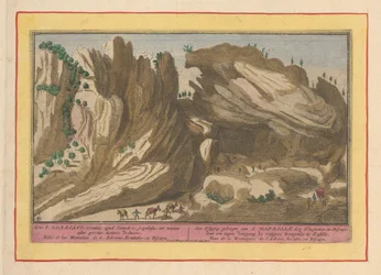 Montanhas de San Adrian na Biscaia
As montanhas Cliffy de San Adrian, o Kluysebaar, na Biscaia; através de uma estreita passagem que traz os viajantes a Castela (título sobre o objecto)
Theatrum Hispaniae (...) (título da série)