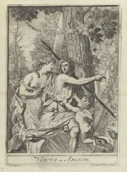 Figura 11 de uma série de exemplos de desenho com Vénus e Adonis