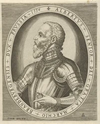 Retrato de Albrecht Friedrich, Contagem de Mercado de Brandenburgo
Retratos de réguas (título da série)
