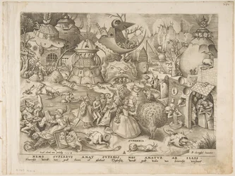 Orgulho Superbia dos Sete Pecados Capitais, 1558.