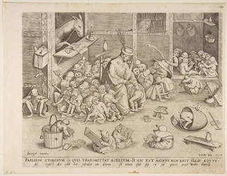 O burro na escola, 1557