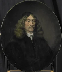 Retrato de Johan de Reus, Diretor da Câmara de Roterdã da Companhia Holandesa das Índias Orientais, eleito em 1657
