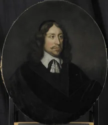 Retrato de Johan de Vries, Diretor da Câmara de Roterdã da Companhia Holandesa das Índias Orientais, eleito em 1667