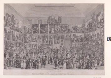 Exposição no Salon du Louvre em 1787