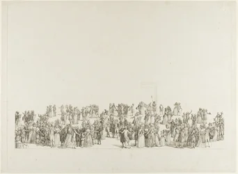 A exposição no Salon du Louvre em 1787