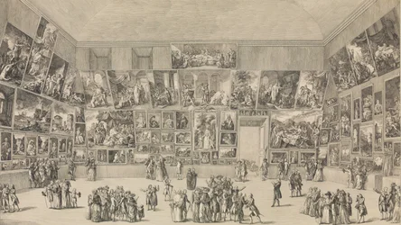 Vista do Salão de 1785.