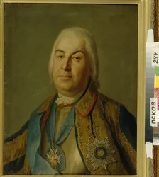Retrato do conde Pyotr Semyonovich Saltykov, 1760