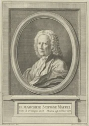 Retrato do poeta Scipione Maffei 1675-1755, c. 1750