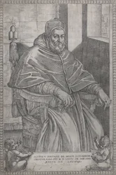 Retrato do Papa Sisto V, 1585.