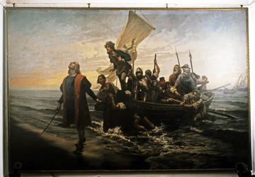 Desembarque de Colombo na América. 1492.