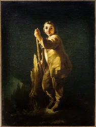 Pastor de pé, ca. 1740 (Óleo sobre tela)