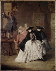 O charlatão (Il ciarlatano), 62 x 50 cm