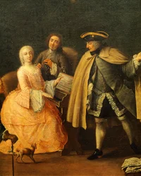 O professor de música, por Pietro Longhi (1701-1785)