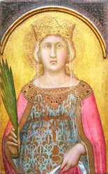 Santa Catarina de Alexandria, pouco depois de 1342.