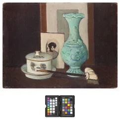 Ainda vida com tubo, 1926-28
