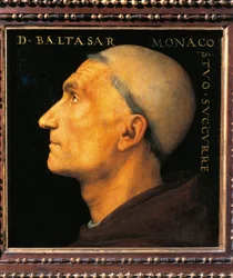 Retrato do Monge Balthazar da Abadia de Vallombrosa, de Pietro Perugino