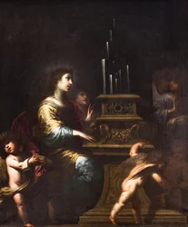 Santa Cecília,1660 (óleo sobre tela)