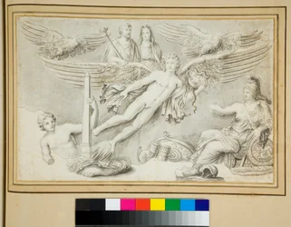 Apoteose de Antoninus e Faustina (giz)