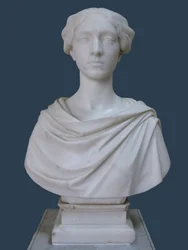 Retrato Busto da Condessa Tatyana Stroganova, 1853