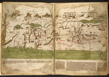 Mapa da Terra Santa.