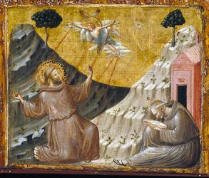 São Francisco a receber os estigmas (tempera e ouro sobre madeira)