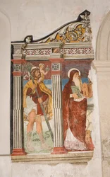 Igreja de São Pedro e Paulo, Valvasone, Friuli, Itália (fresco)