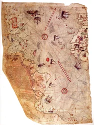 O mapa do mundo de Piri Reis, 1513
