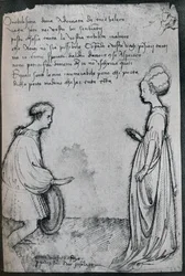 Um dueto do amor, século c15th, 1925