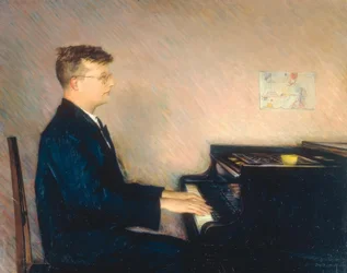 Retrato do compositor Dimitrij Shostakovich