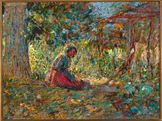 No jardim, c.1891
