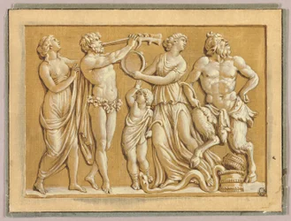 Sátiro, Fauno e Ninfas