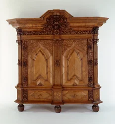 Gabinete, de Danzig, c.1730 (madeira)