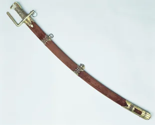 Sabre de Stephan Batorys (1533-86) (madeira e prata dourada)