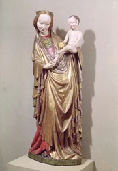 Virgem e Criança, c.1400 (madeira policromada)