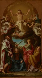 Cristo na Glória com os Santos Celsus, Juliano, Marcionilla e Basilissa