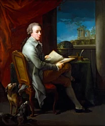 Par de retratos, Cavalheiro (sobre tela)