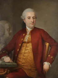 Retrato de Johann Christian Bach 1735-1782.
