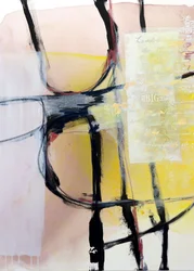 Camadas amarelas abstratas