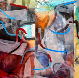 Linhas abstratas vibrantes